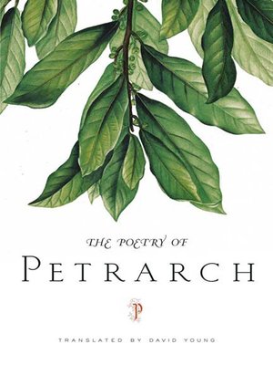 cover image of The Poetry of Petrarch